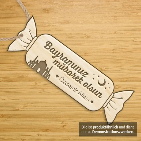 Home 9 Ramadan Geschenkanhänger Bonbon - Produktbild