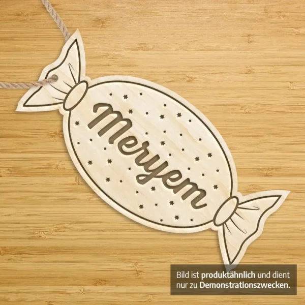 Home 7 Ramadan Namenskarten Bonbon - Produktbild